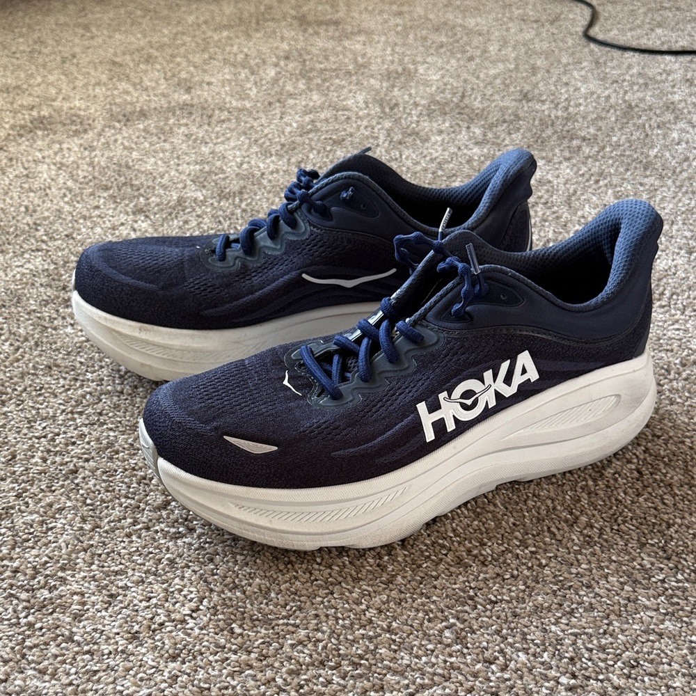 Hoka Blue Athletic Sneakers